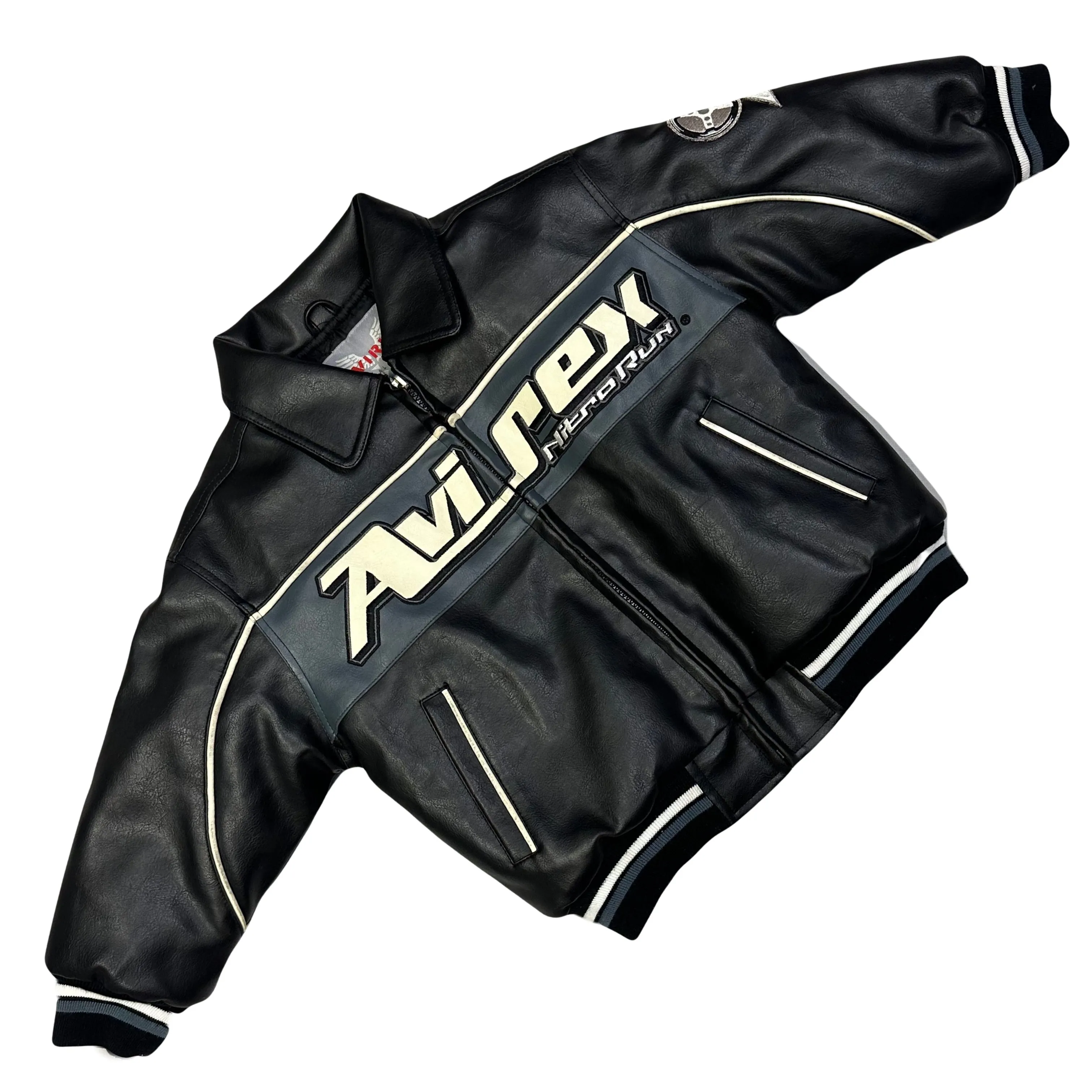 ARCHIVE Avirex Nitro Run Baby Leather Jacket ( 4 Years )