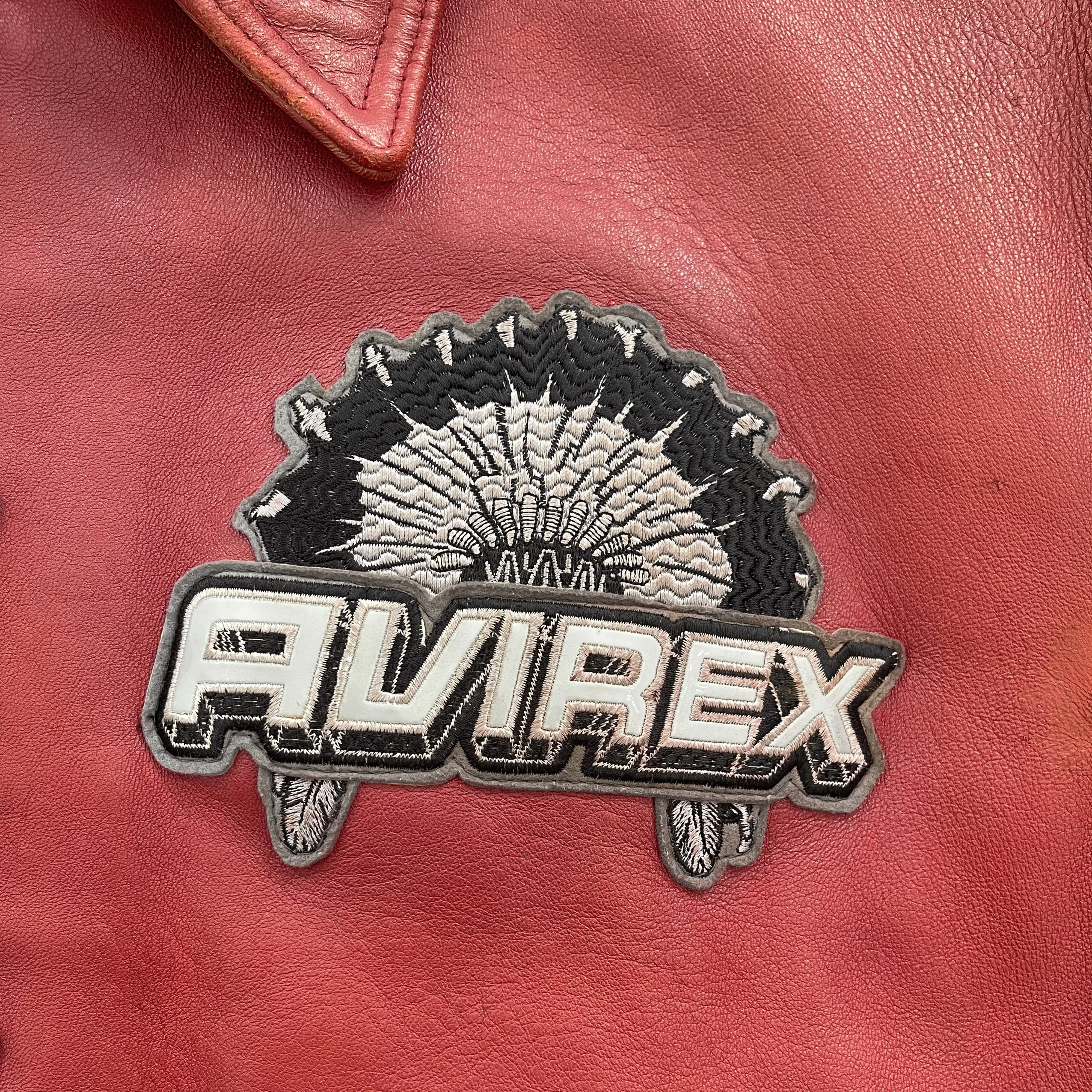 Avirex Chief High Horse Leather Varsity Jacket - XXL