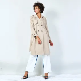 Classic belted trench coat wholesale