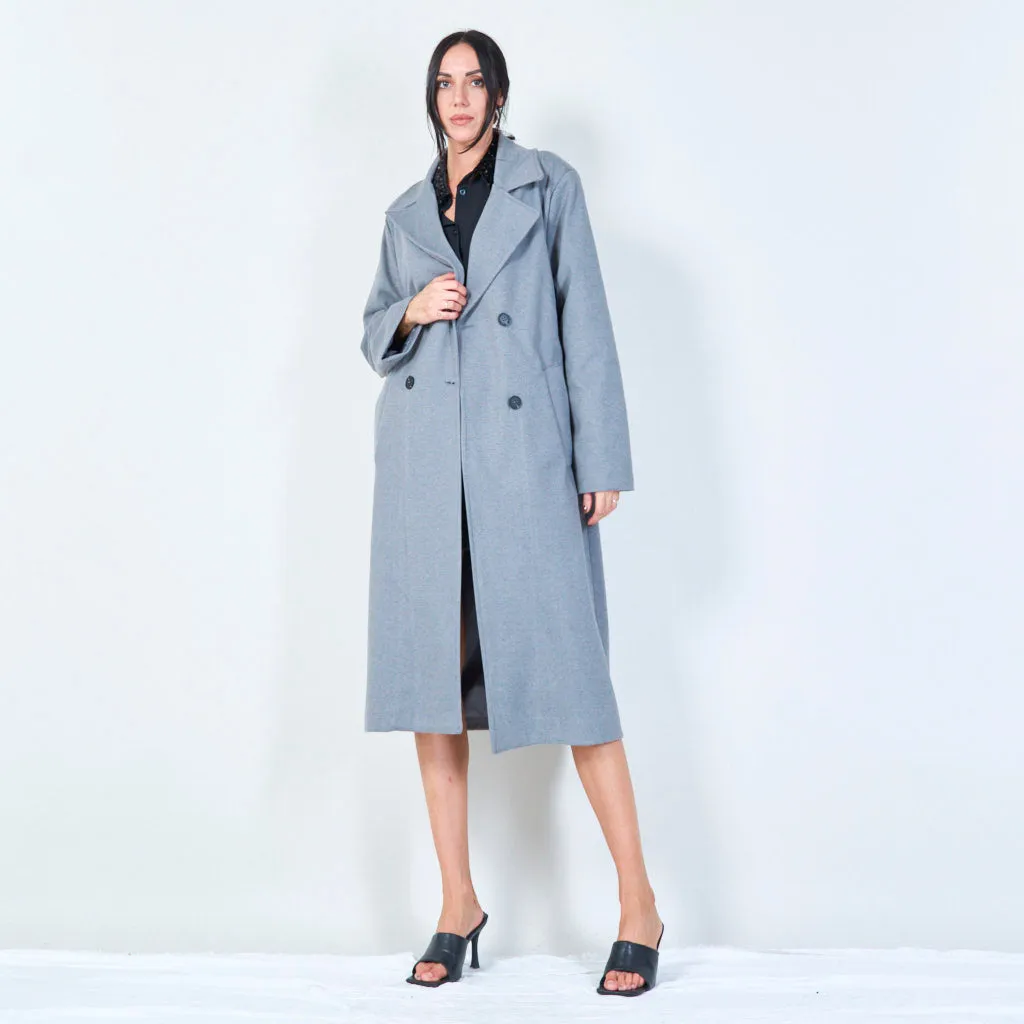 Classic double-breasted trench coat wholesale