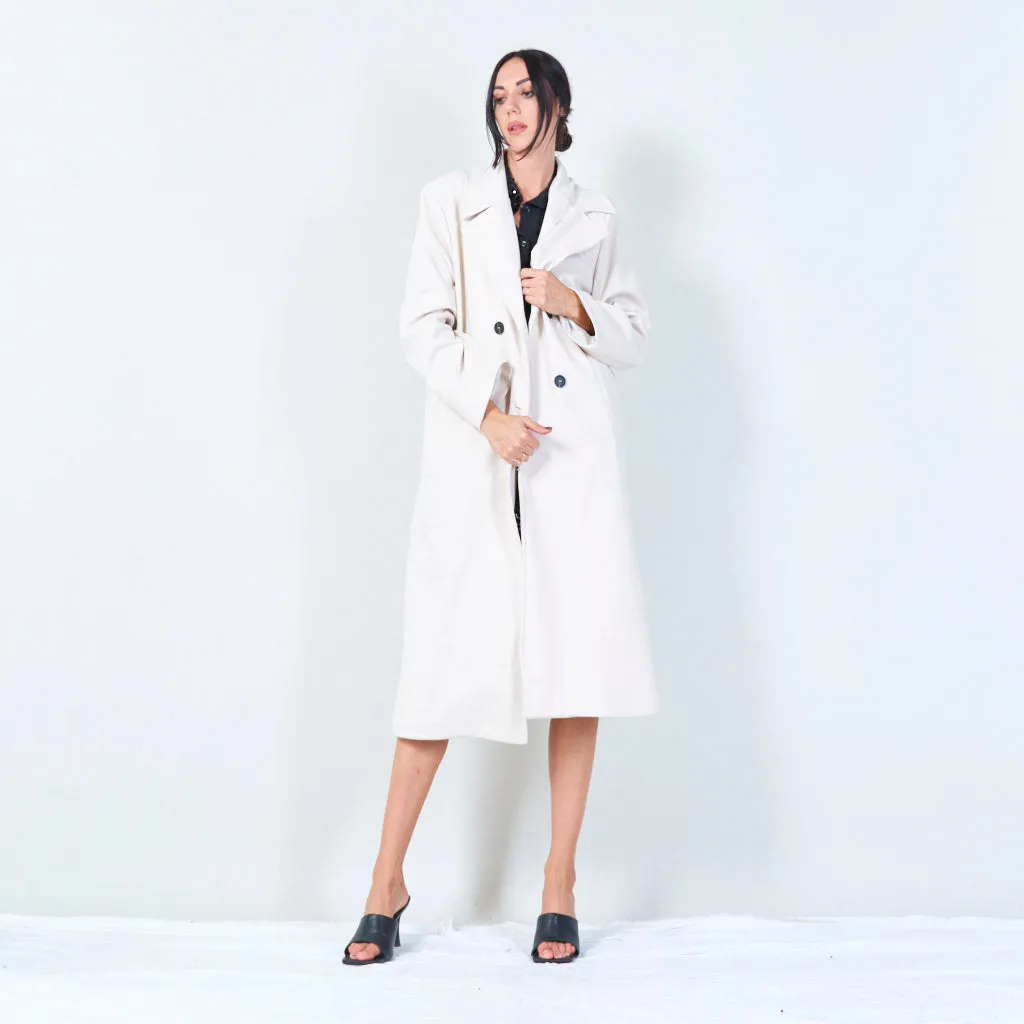 Classic double-breasted trench coat wholesale