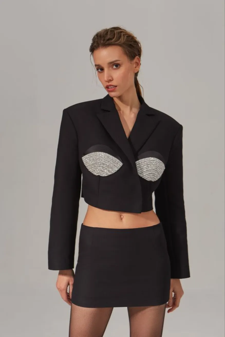 CROPPED TAILORED BLAZER