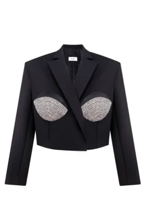 CROPPED TAILORED BLAZER