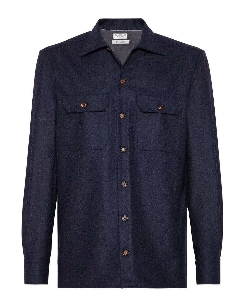 Dark Blue Flannel Sportshirt