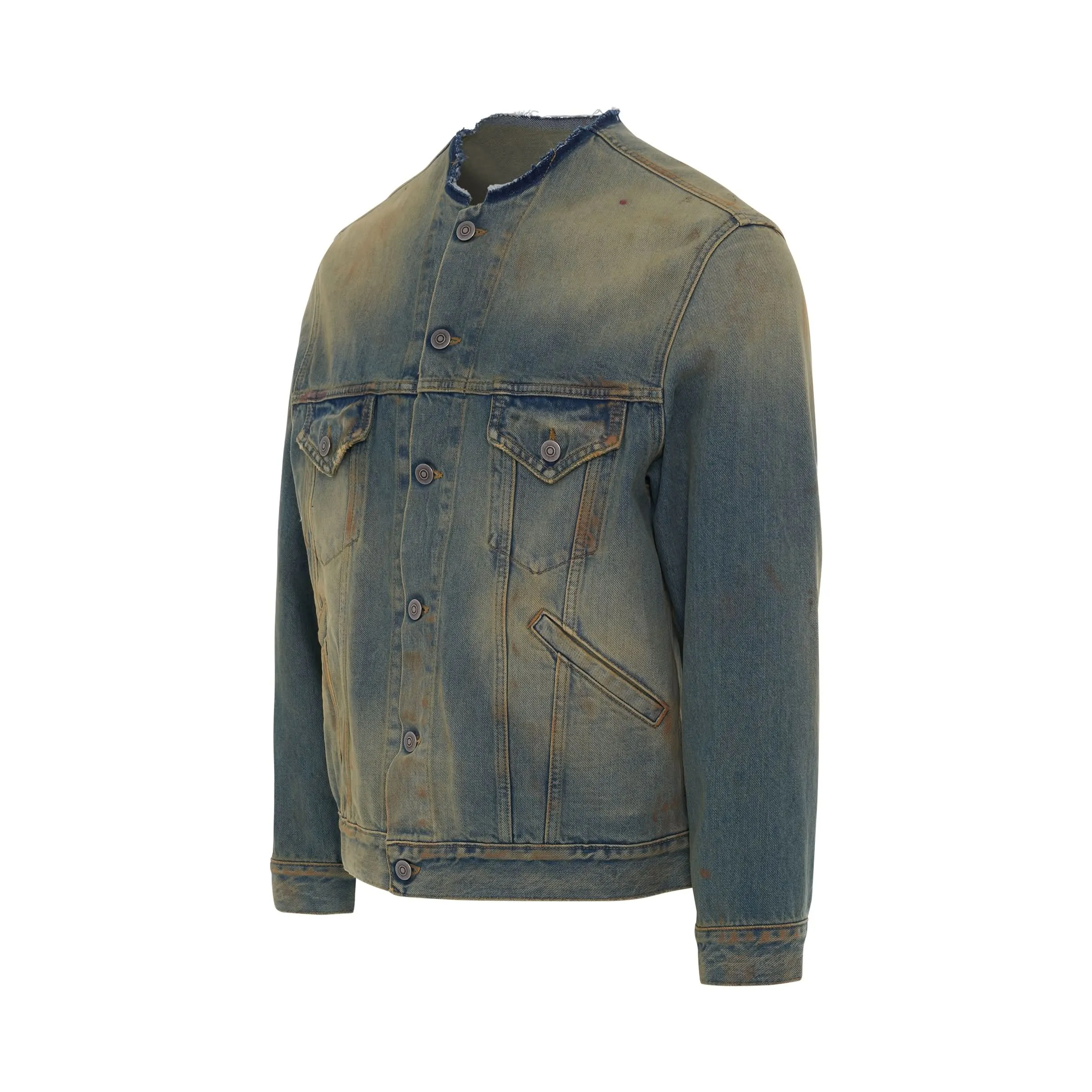 Denim Sports Jacket in Dirty Wash