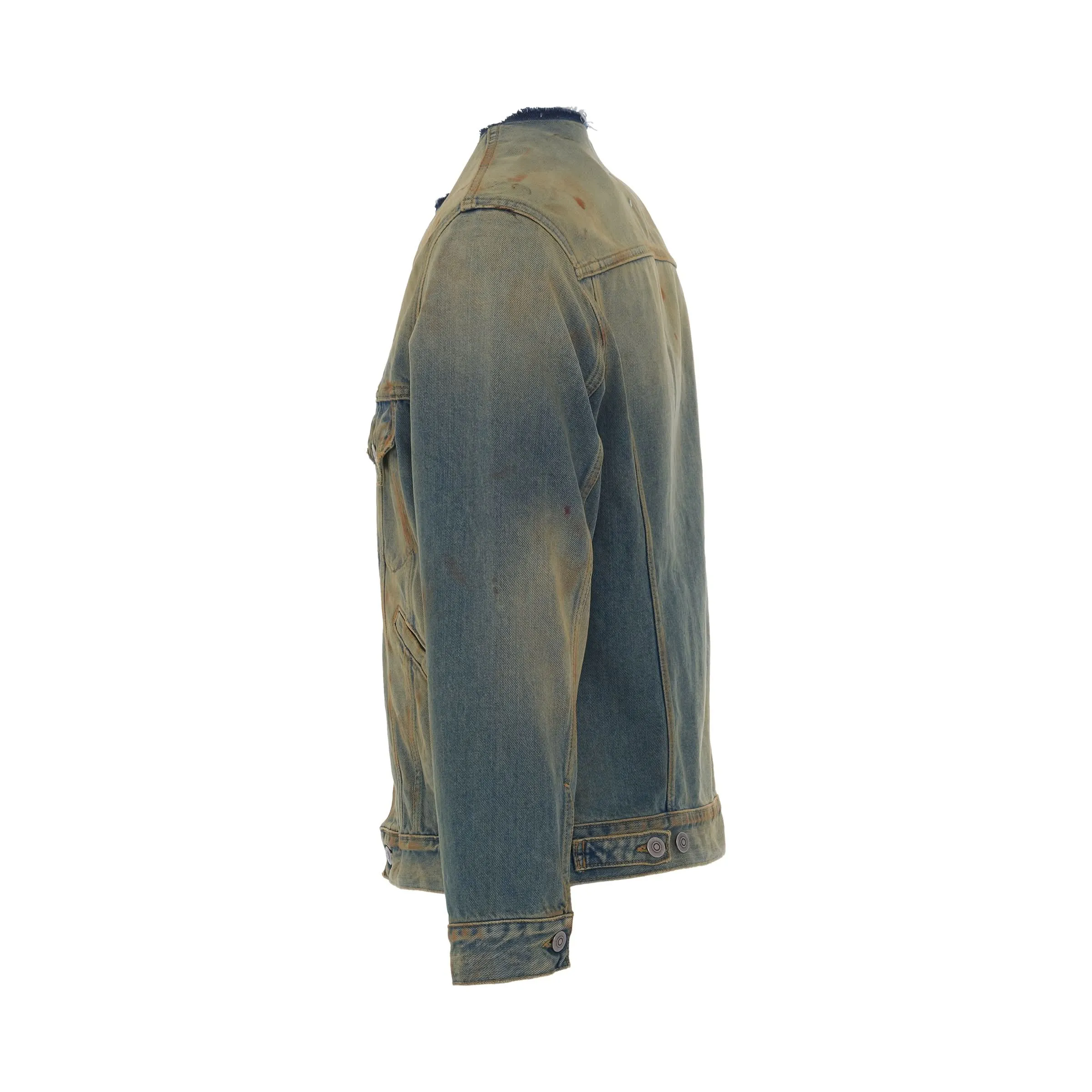 Denim Sports Jacket in Dirty Wash