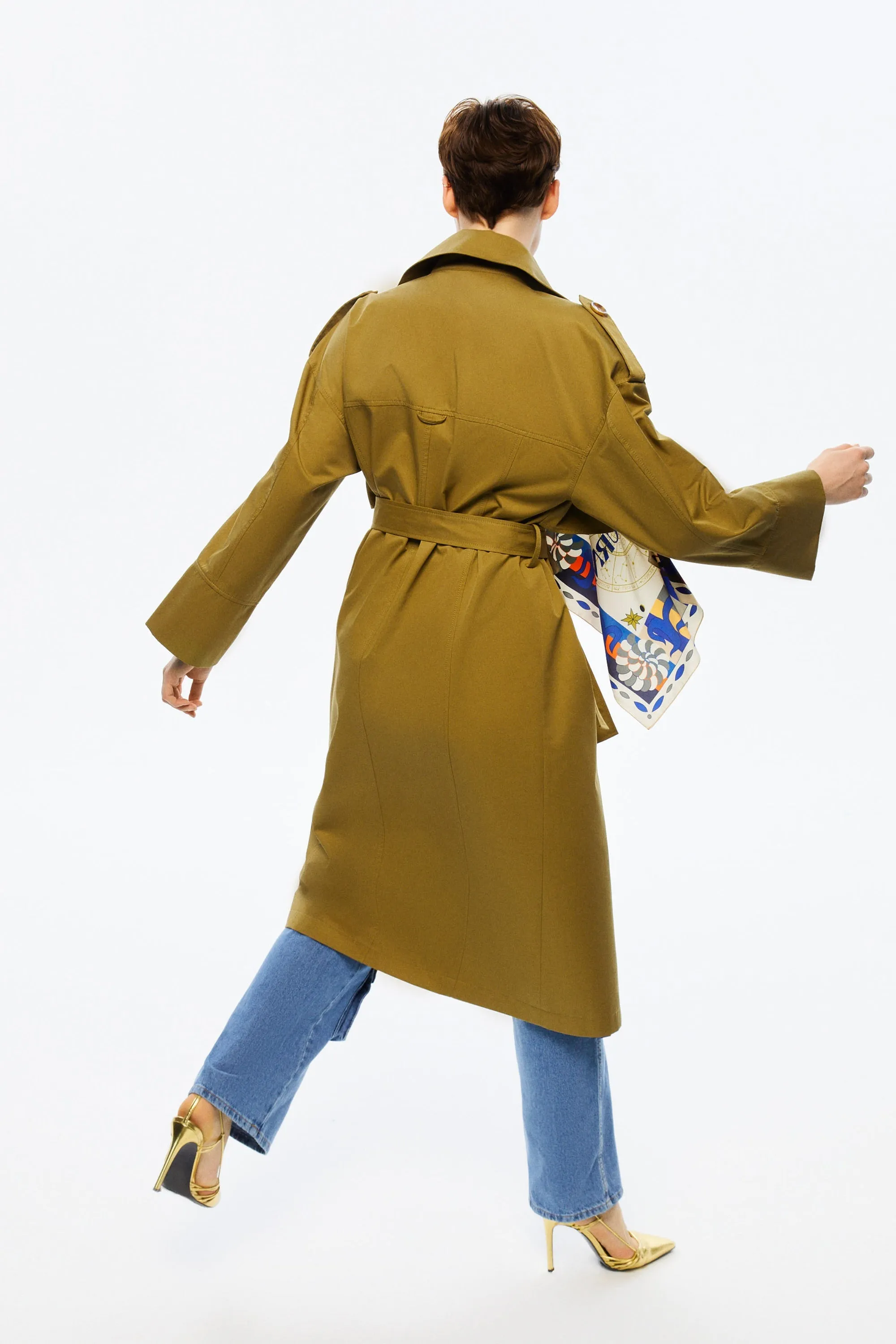 Double-Breasted Trench Coat (Final Sale)