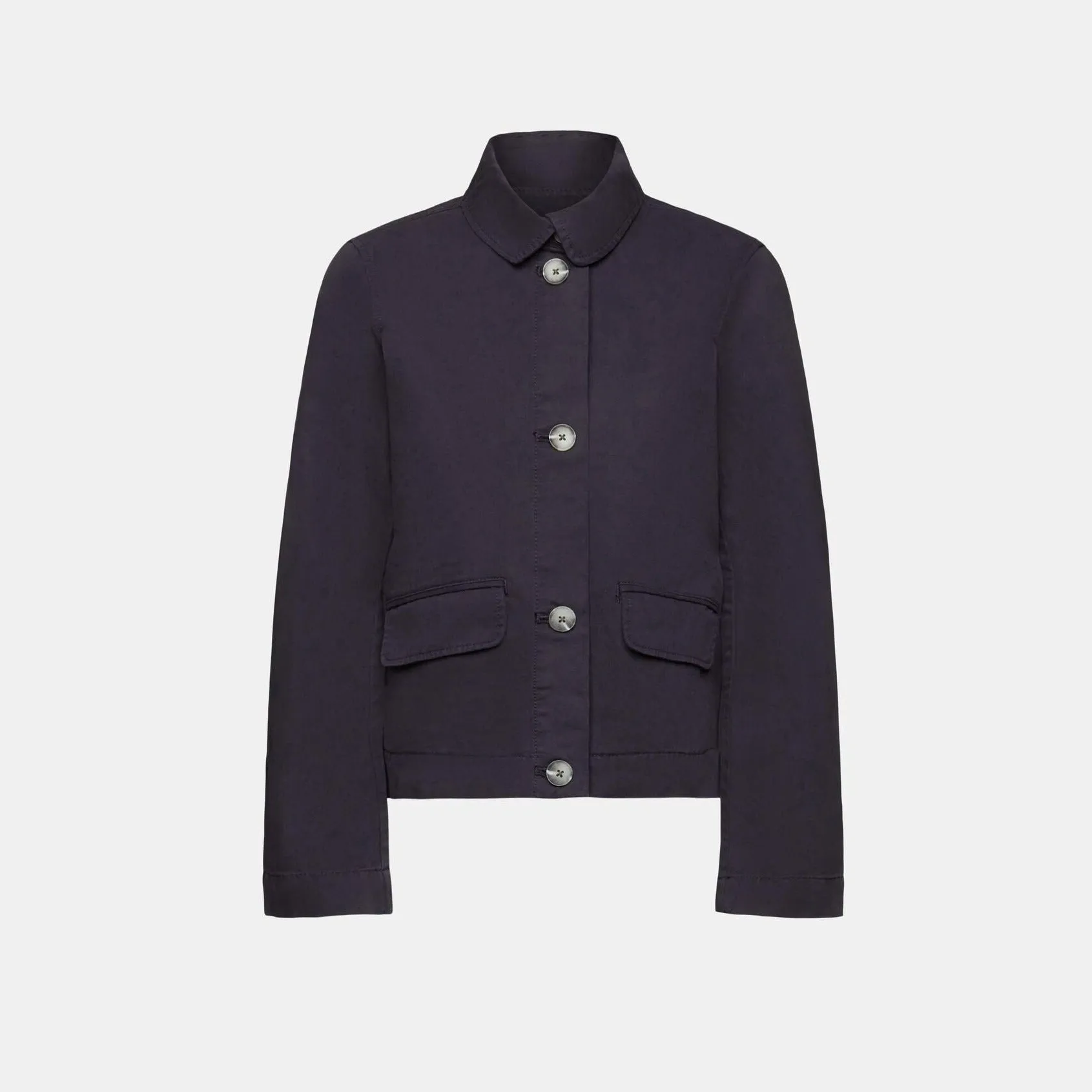 Esprit Boxy Cotton Jacket Navy