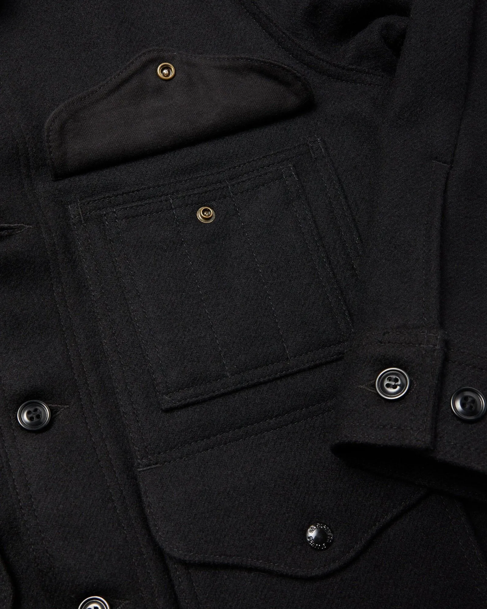 Filson Wool Mackinaw Cruiser Coat - Dark Navy