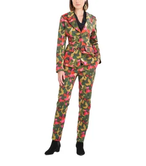 Floral Tailored Blazer Paprika