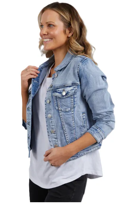 FOXWOOD GEORGIA DENIM JACKET - LIGHT BLUE