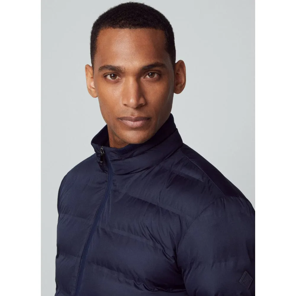 Hackett Lightweight Motto Jacket in Navy