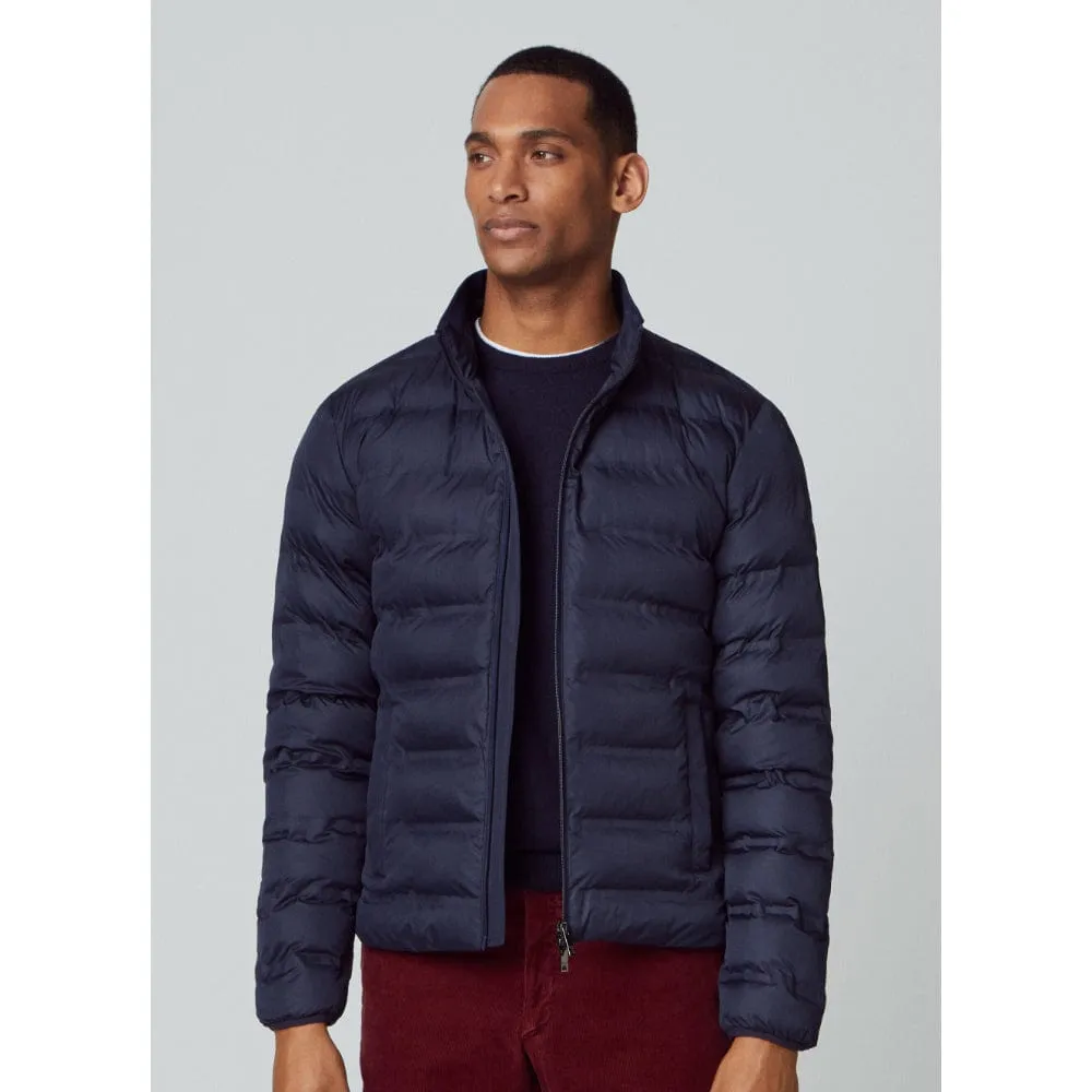 Hackett Lightweight Motto Jacket in Navy