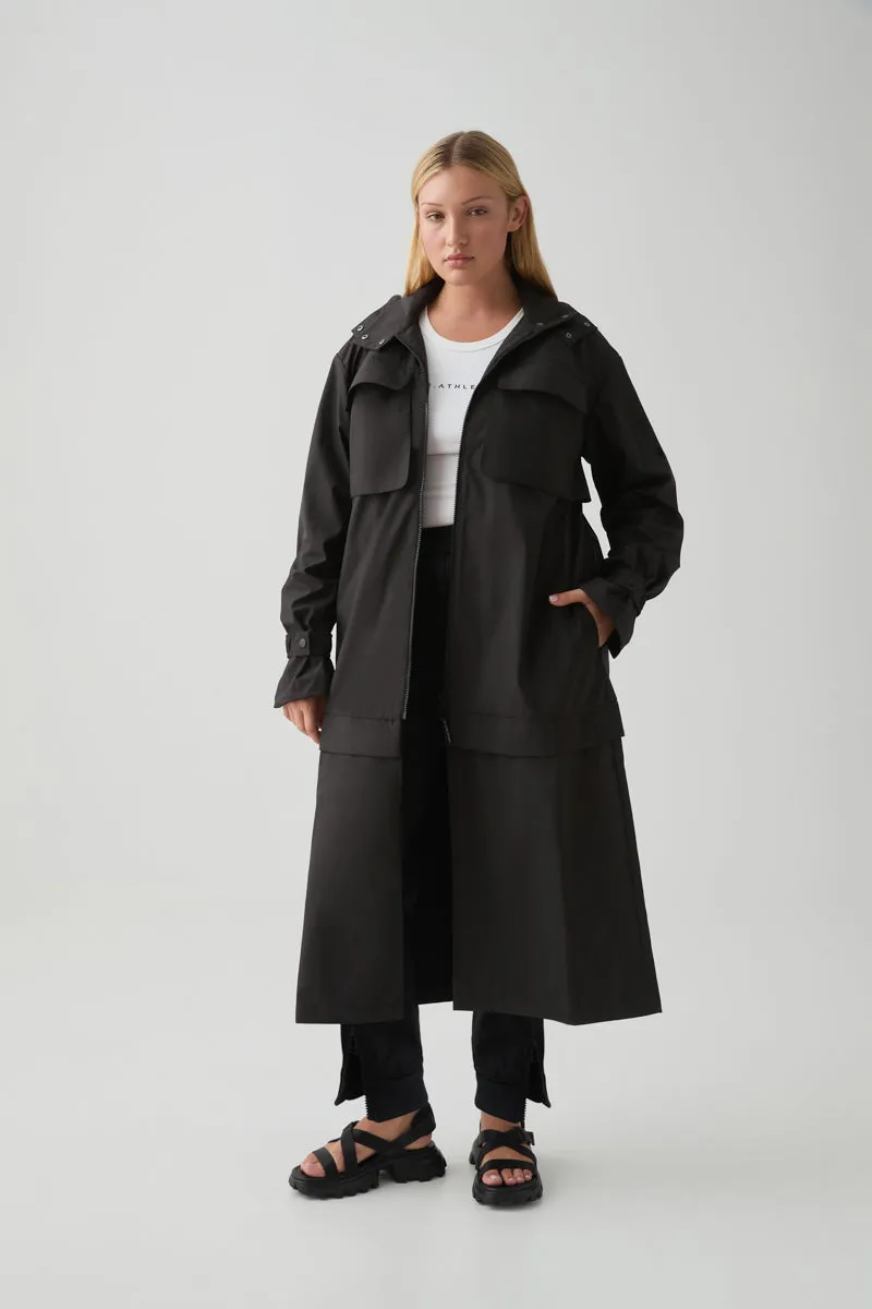 Hooded Longline Jacket 731