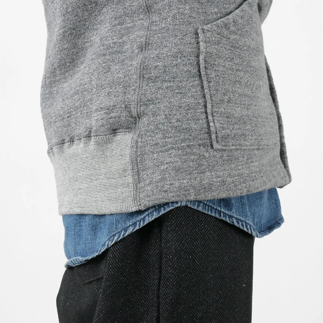 KEPANI / Sunset 2 Raffy brushed-lining sweatshirt cardigan