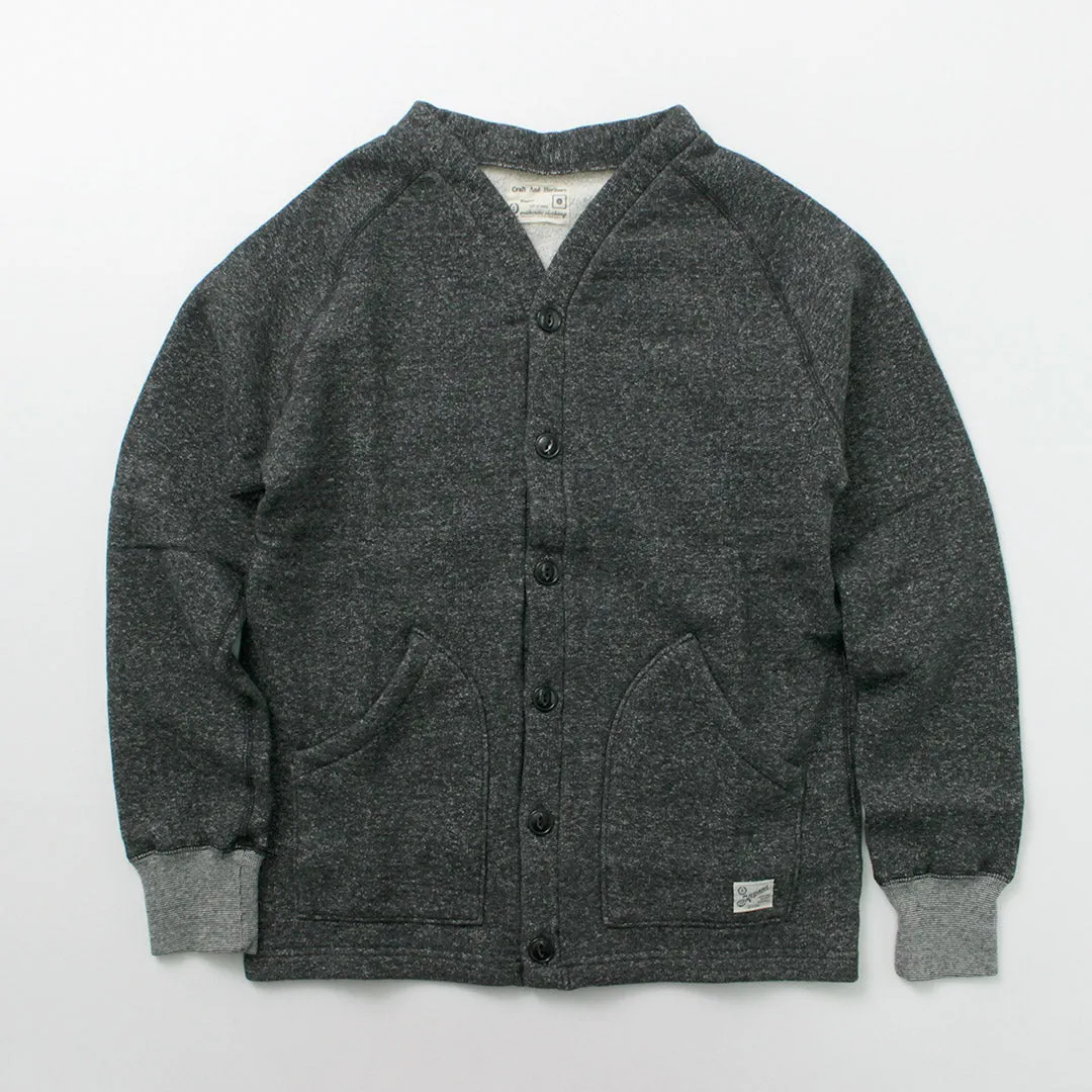 KEPANI / Sunset 2 Raffy brushed-lining sweatshirt cardigan