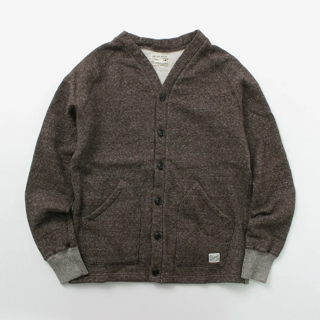 KEPANI / Sunset 2 Raffy brushed-lining sweatshirt cardigan