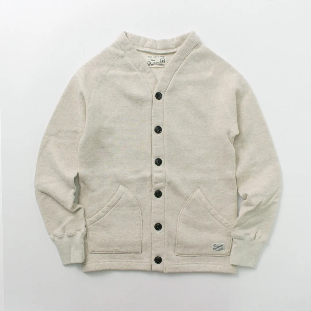 KEPANI / Sunset 2 Raffy brushed-lining sweatshirt cardigan