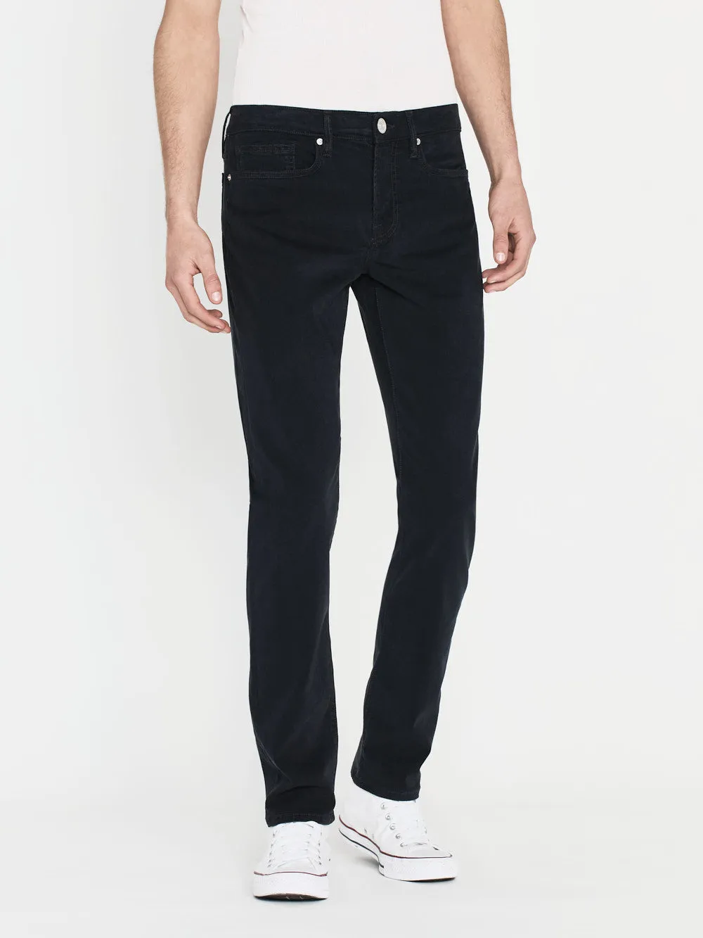 L'Homme Slim Brushed Twill -- Navy