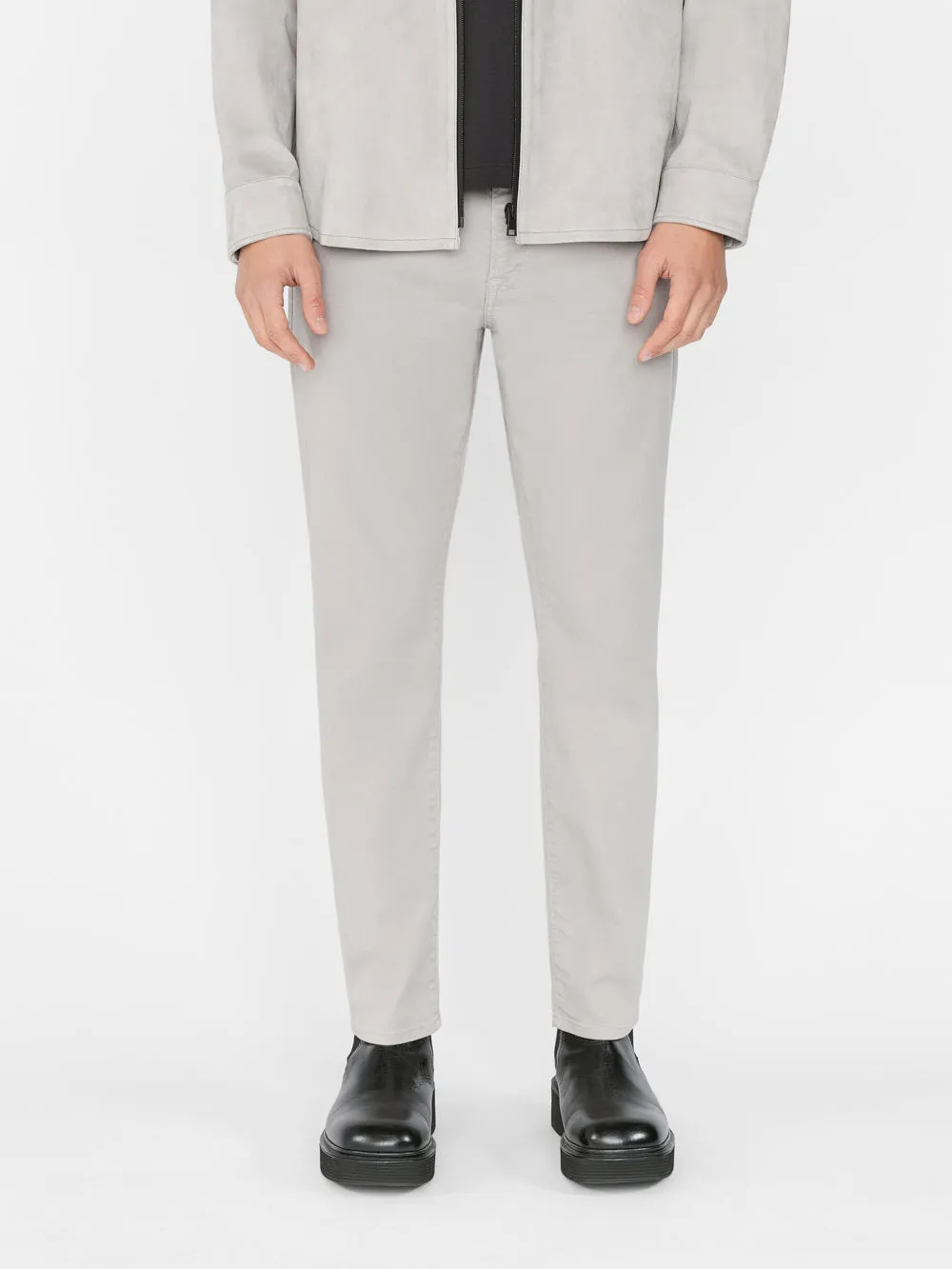 L'Homme Slim Twill -- Garage Smoke Grey