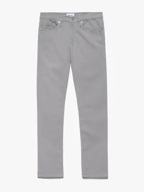 L'Homme Slim Twill -- Garage Smoke Grey