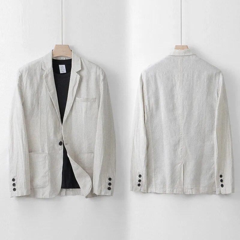 Lightweight One Button Blazer