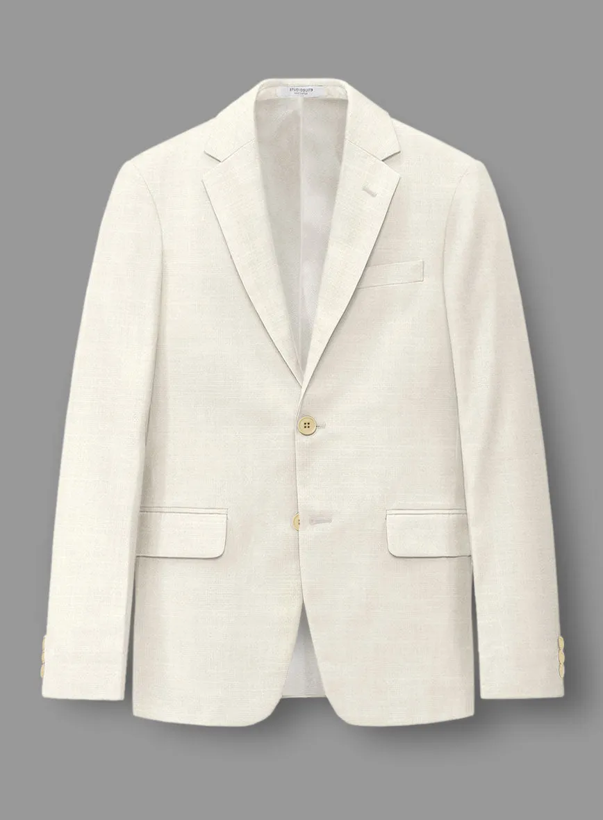 Loro Piana Bianchi Wool Silk Linen Suit