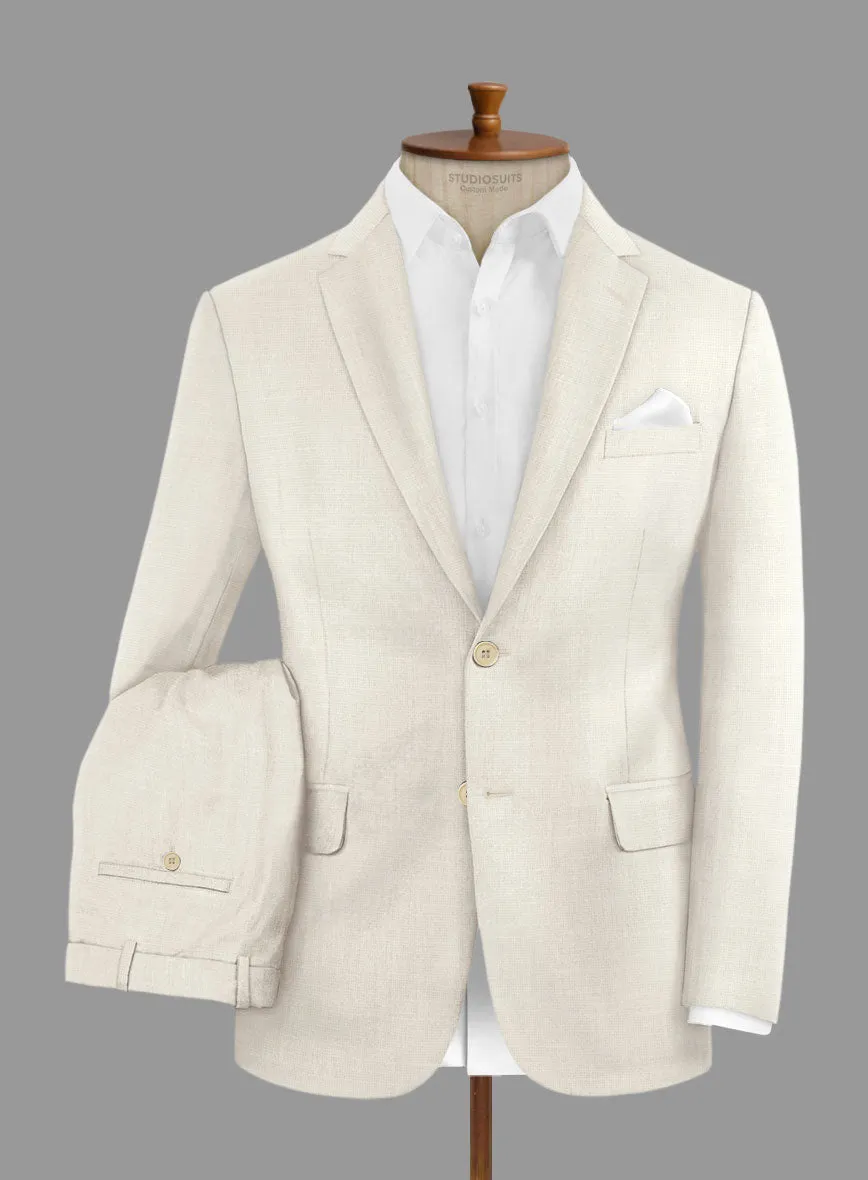 Loro Piana Bianchi Wool Silk Linen Suit