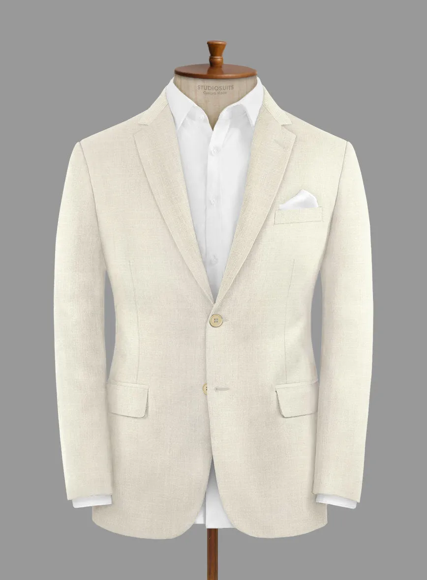 Loro Piana Bianchi Wool Silk Linen Suit