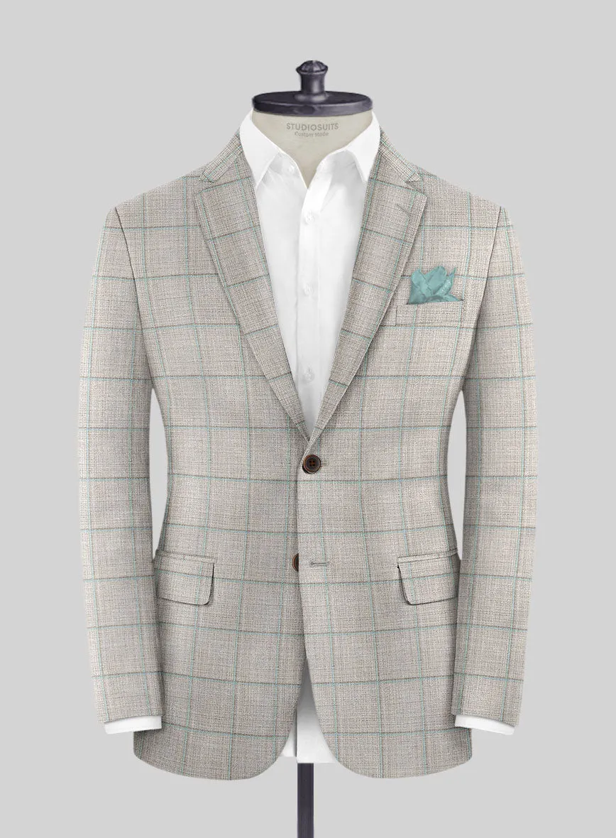 Loro Piana Isaura Wool Silk Linen Suit