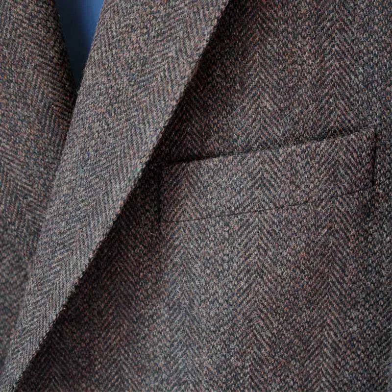 Magee Blazer - Brown Donegal Tweed - Classic Fit