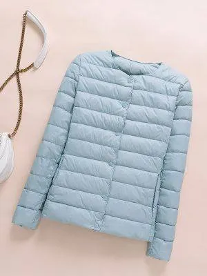 New Women's Ultralight Down Coat Female Puffer Overcoat