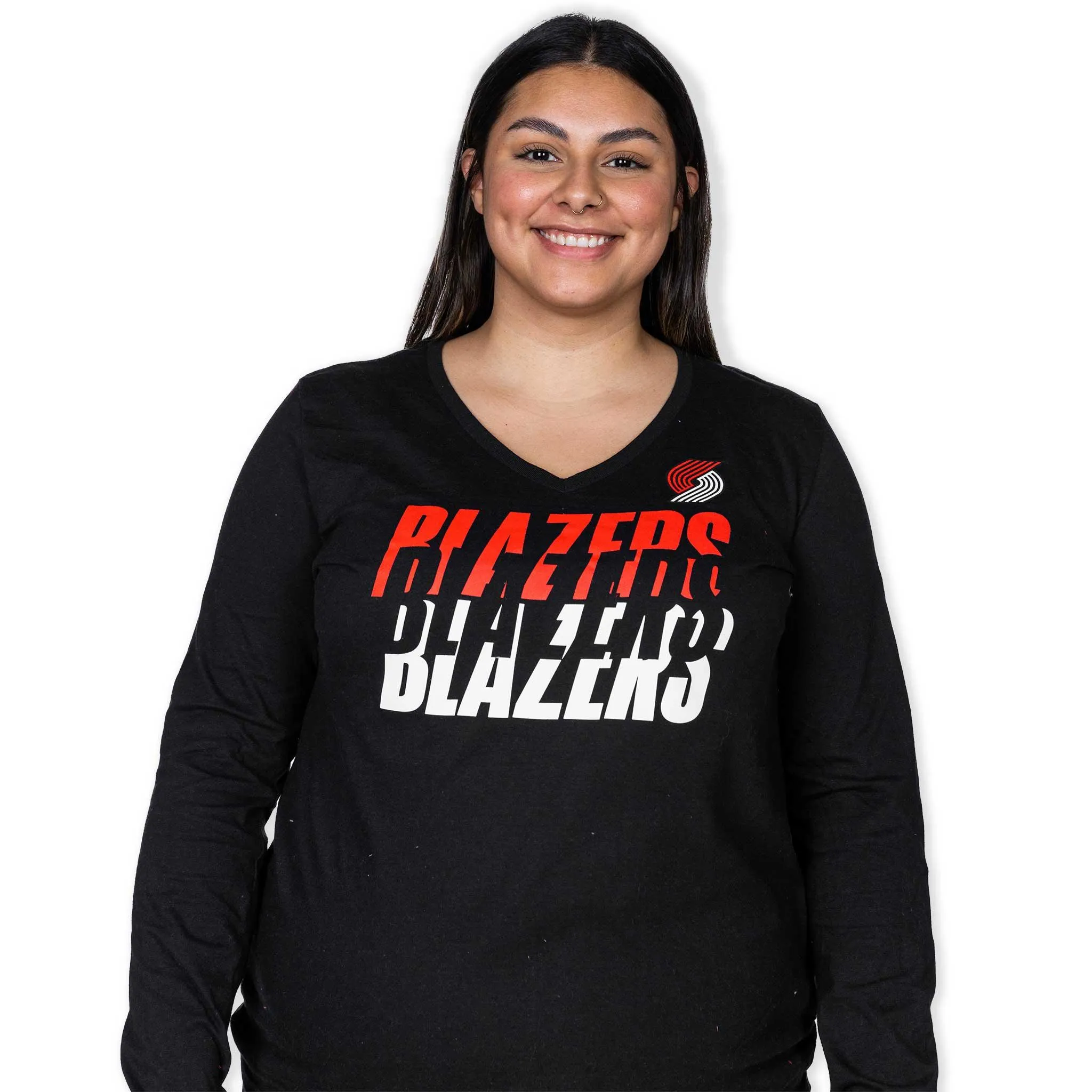 Portland Trail Blazers Women's Tumble Long Sleeve