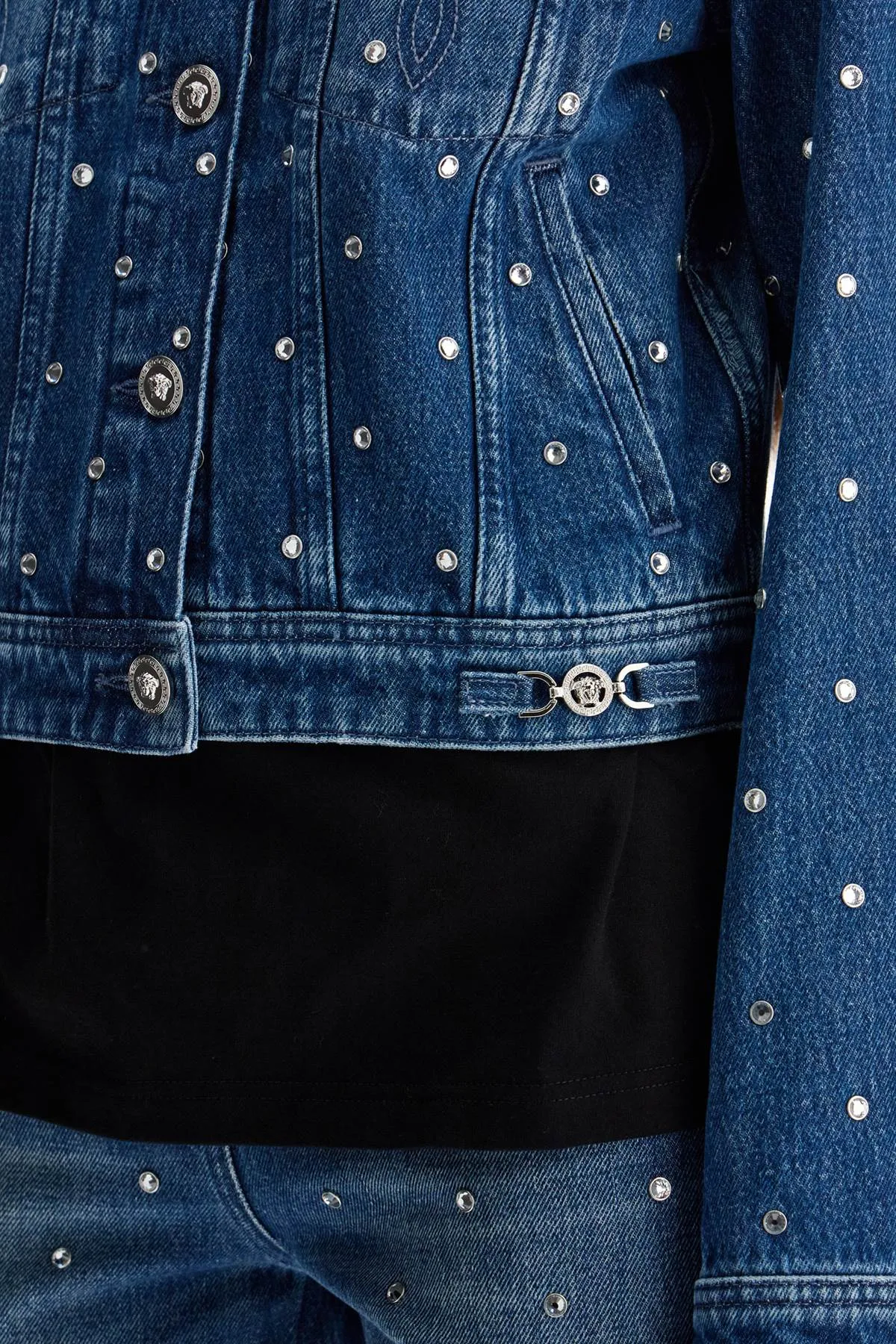 Starry Sky Embroidered Denim Jacket