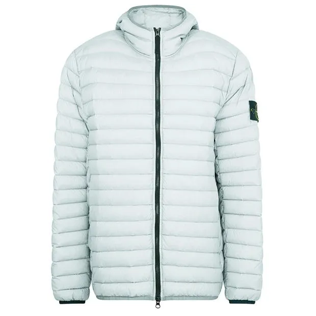 Stone Island Hooded Loom Down Jacket