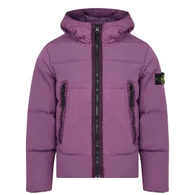 Stone Island Junior Crinkle Reps Down Jacket