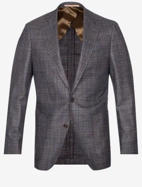 Subtle Check Sports Jacket Grey