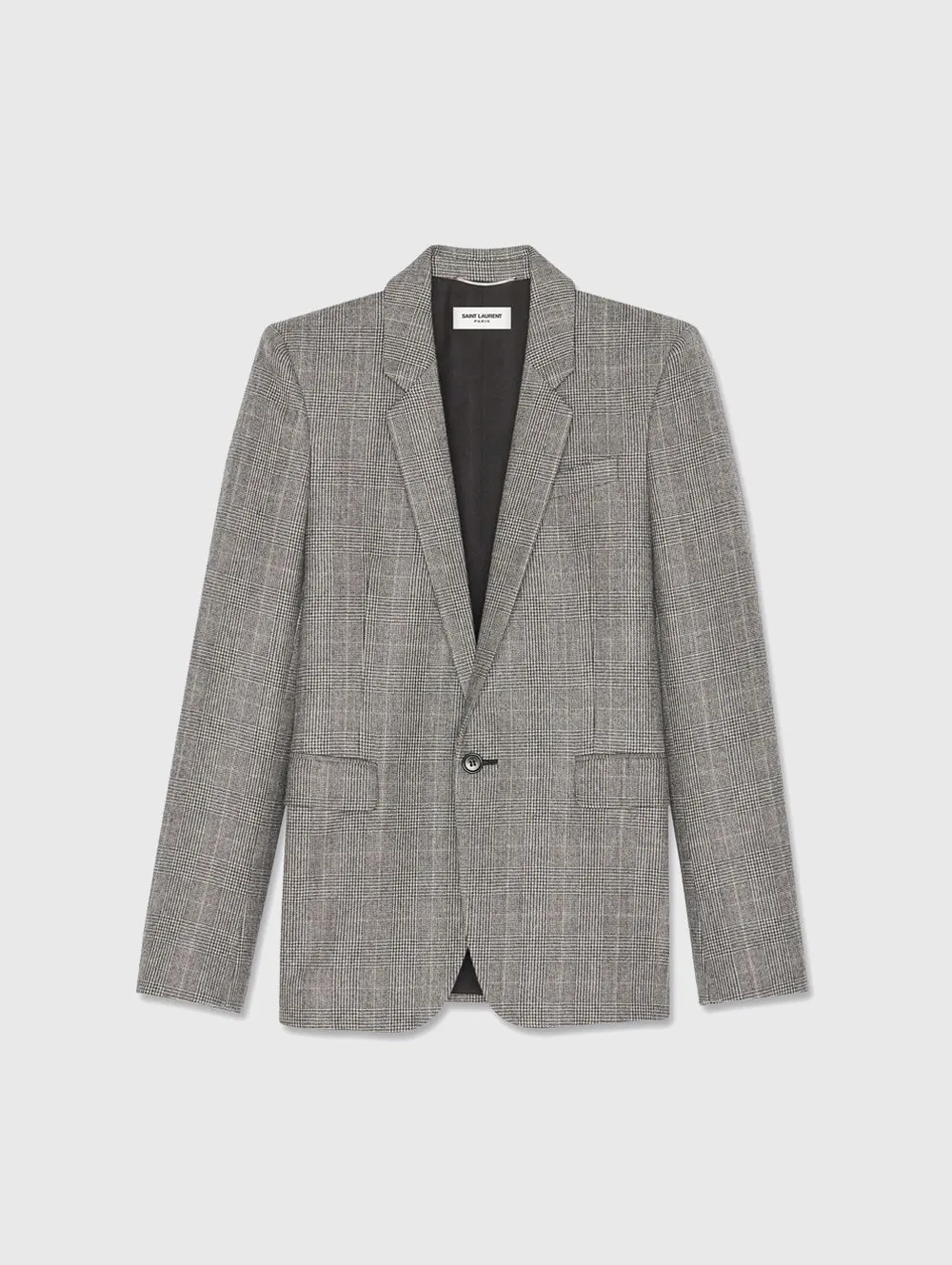 Tailored Jacket Prince of Wales Wool Flannel