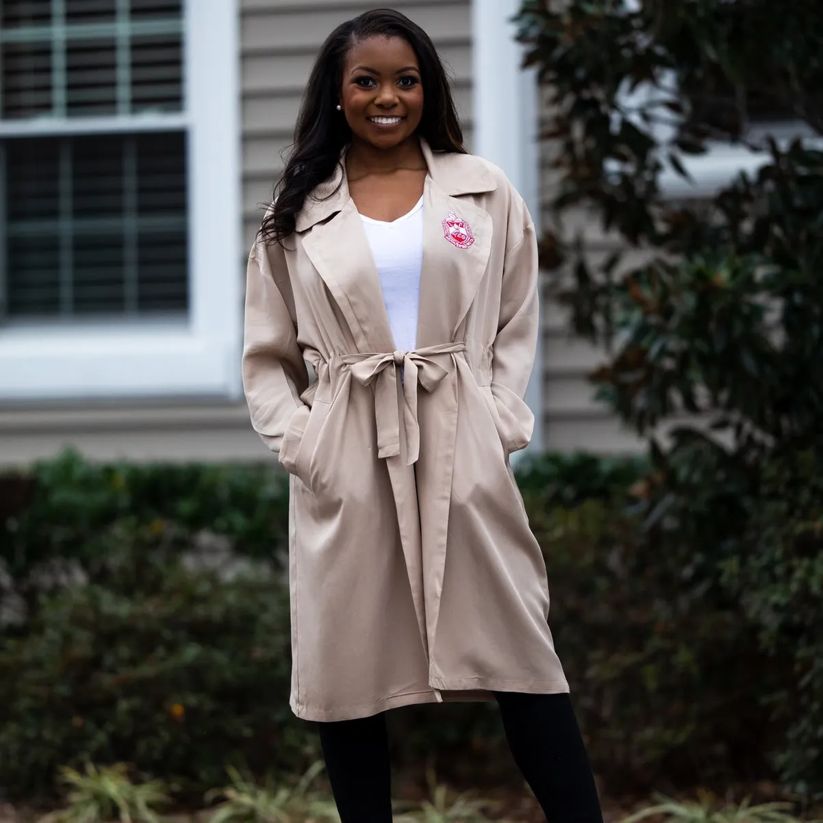 Tan Lightweight Trench