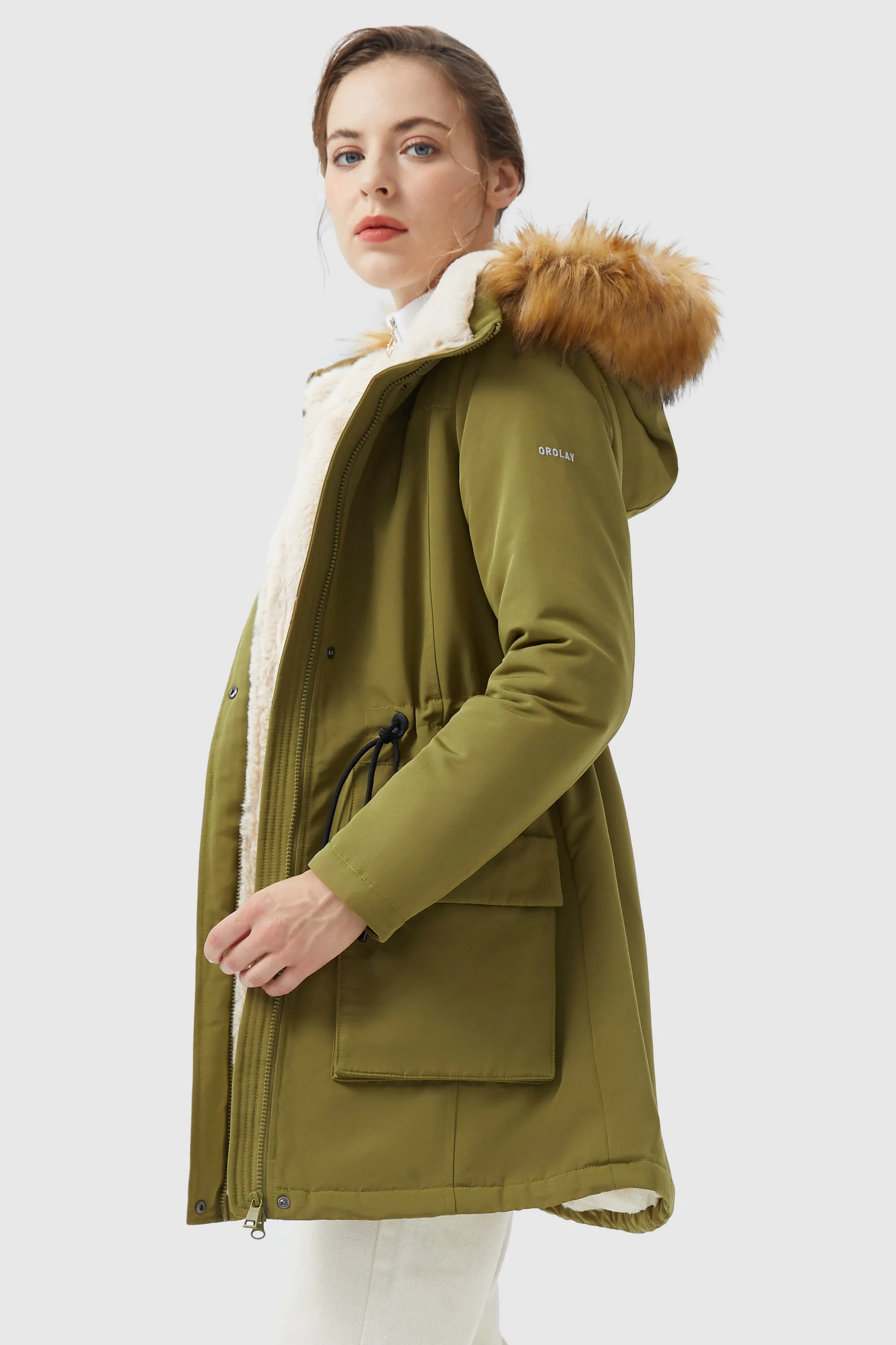 Thickened Fleece Lined Parka