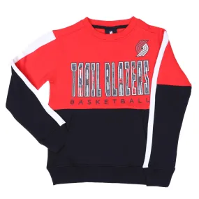 Trail Blazers Colorblock Strongside Crewneck