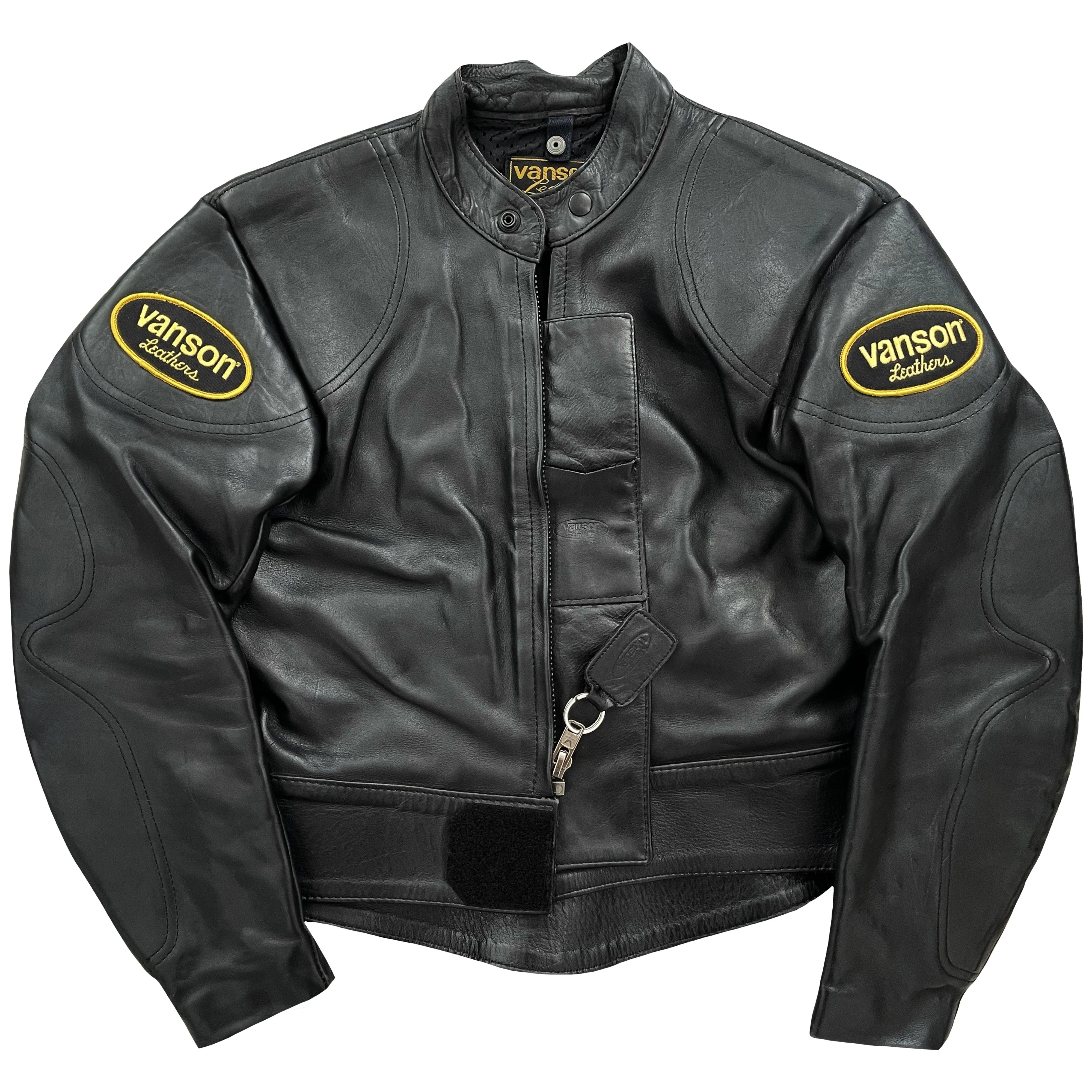 Vanson Leathers Motorcycle Racer Jacket - S