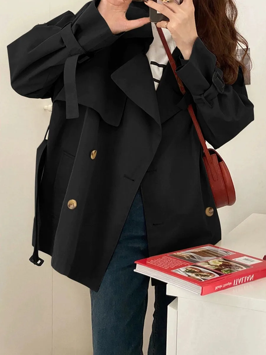 Women's Short Coat Is Popular Autumn Trench Coat This Year