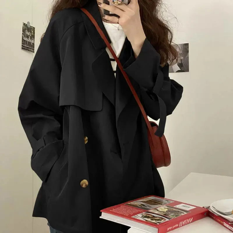 Women's Short Coat Is Popular Autumn Trench Coat This Year